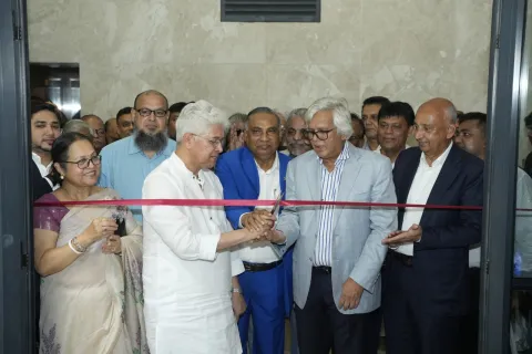 Ribbon-cutting at the fair opening — Road to Made in Bangladesh – Automobiles & Agro Machinery Fair 2025