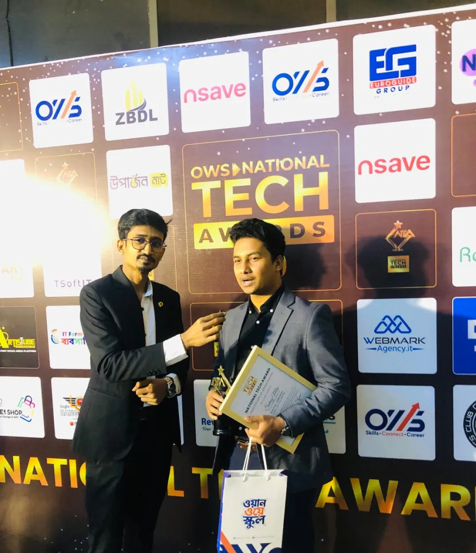 Interview at the media wall — National Tech Awards 3.0